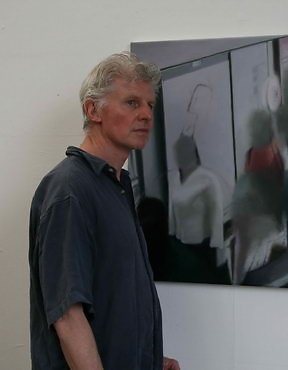 David Tebbs in his studio
